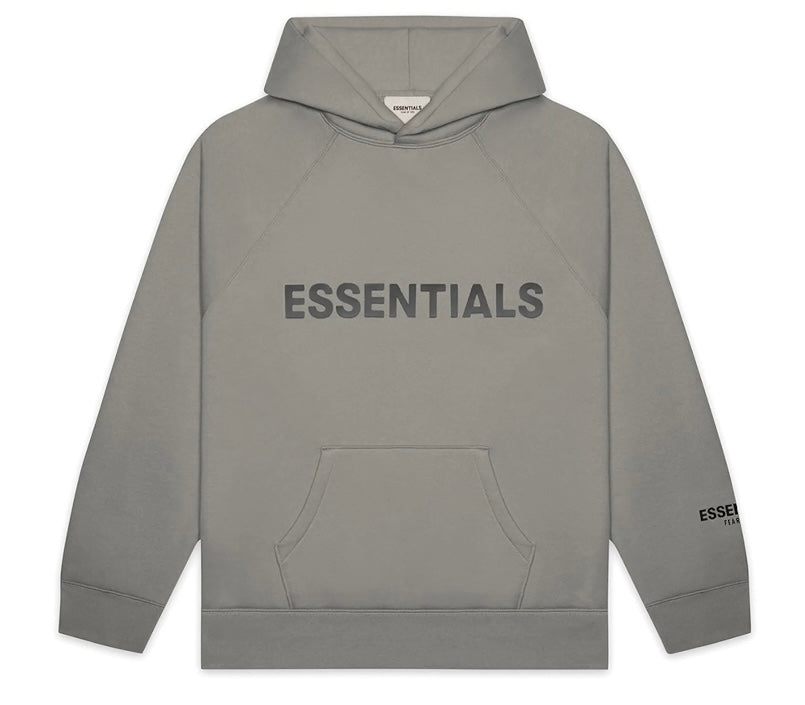 Fear of God Essentials Pullover Hoodie Applique Logo Cement