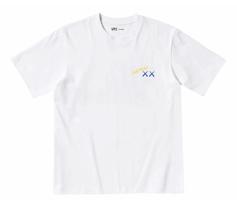 KAWS x Uniqlo Warhol UT Graphic White/Blue T-shirt