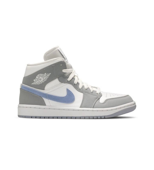 Jordan 1 Mid Wolf Gray Aluminum (Women's)