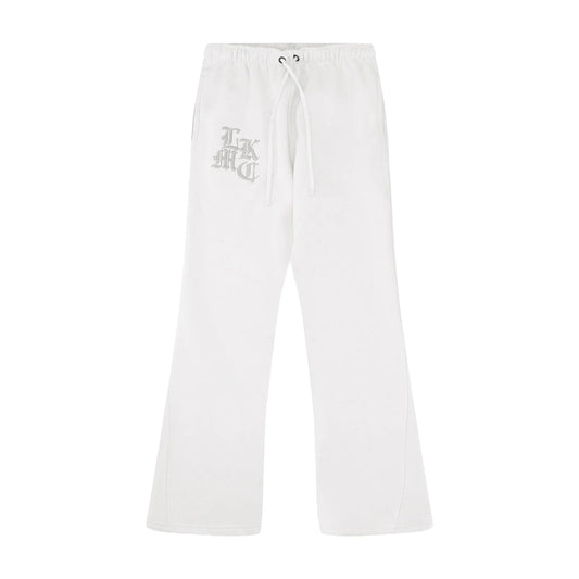 LUKAMACHAIN ​​Flared Jogger White