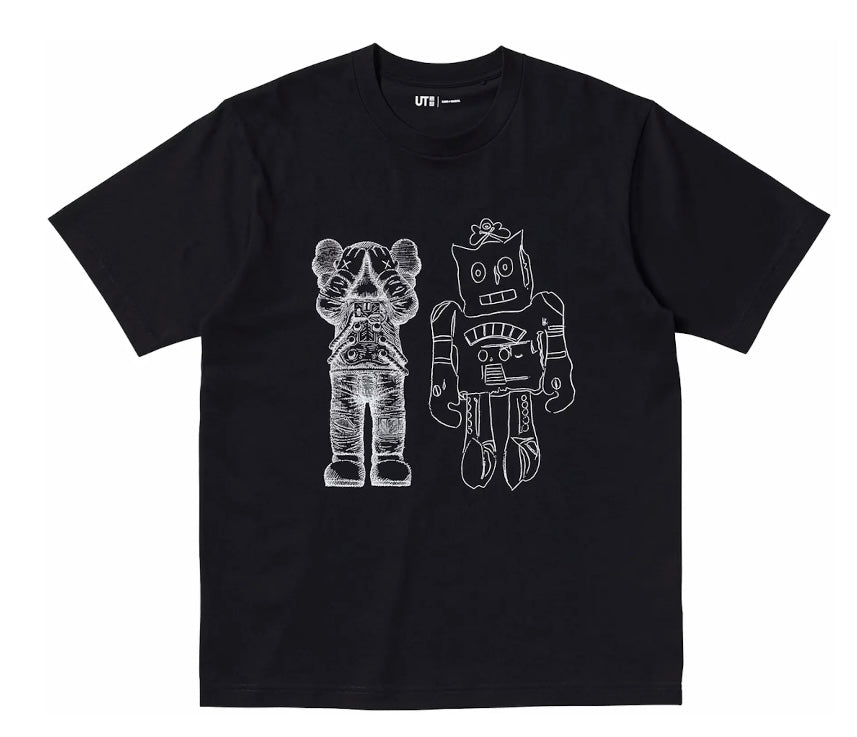 KAWS x Uniqlo Warhol UT Graphic Black T-shirt