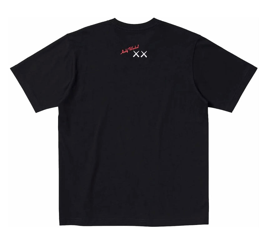 KAWS x Uniqlo Warhol UT Graphic Black T-shirt