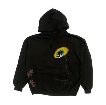 Travis Scott Face Melt Hoodie Black