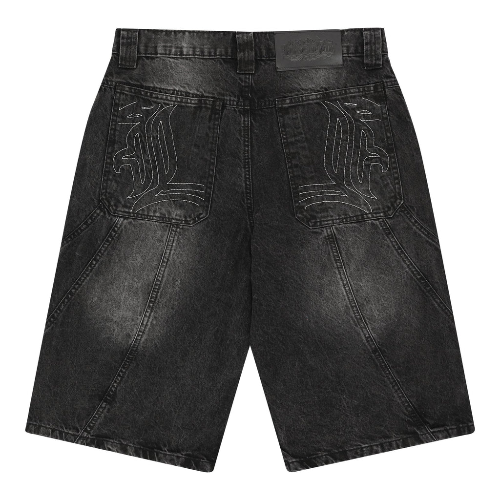 LUKAMACHAIN Panel Jorts Black