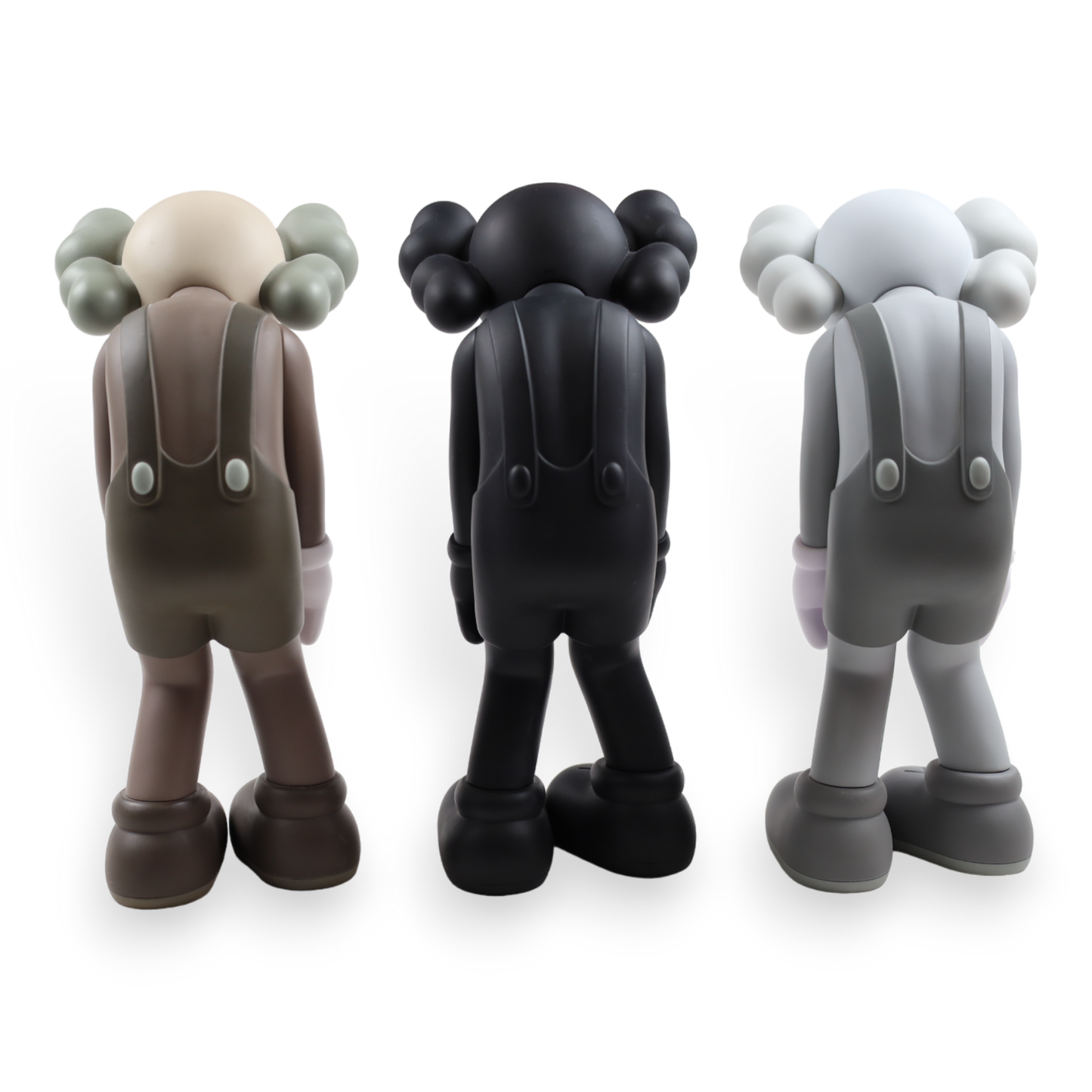 KAWS Small Lie Companion Vinyl Figure Black / Gray / Brown set