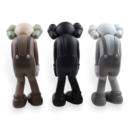 KAWS Small Lie Companion Vinyl Figure Black / Gray / Brown set